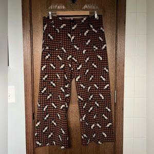 Maeve “Colette” cropped ponte chess pants